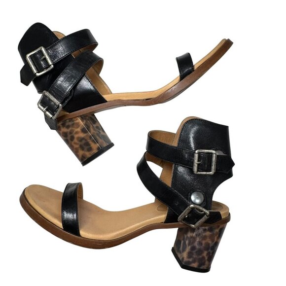 Mm6 Maison Margiela Animal Print Hologram Heel Sandals size 38, 7.5-8 - Picture 3 of 9